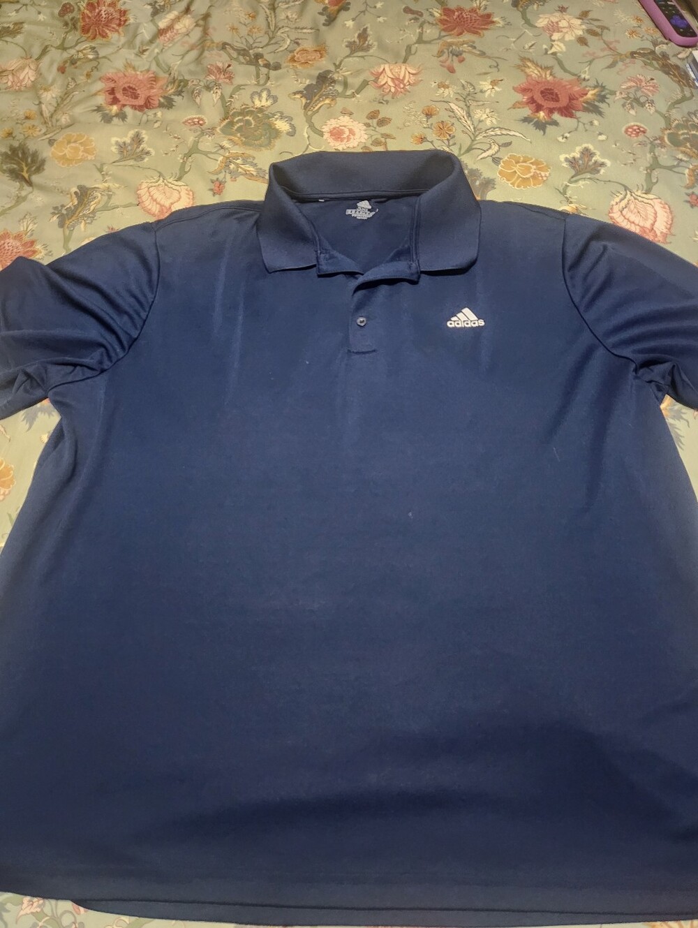 Adidas Men's Polo Top Navy Size 3XL